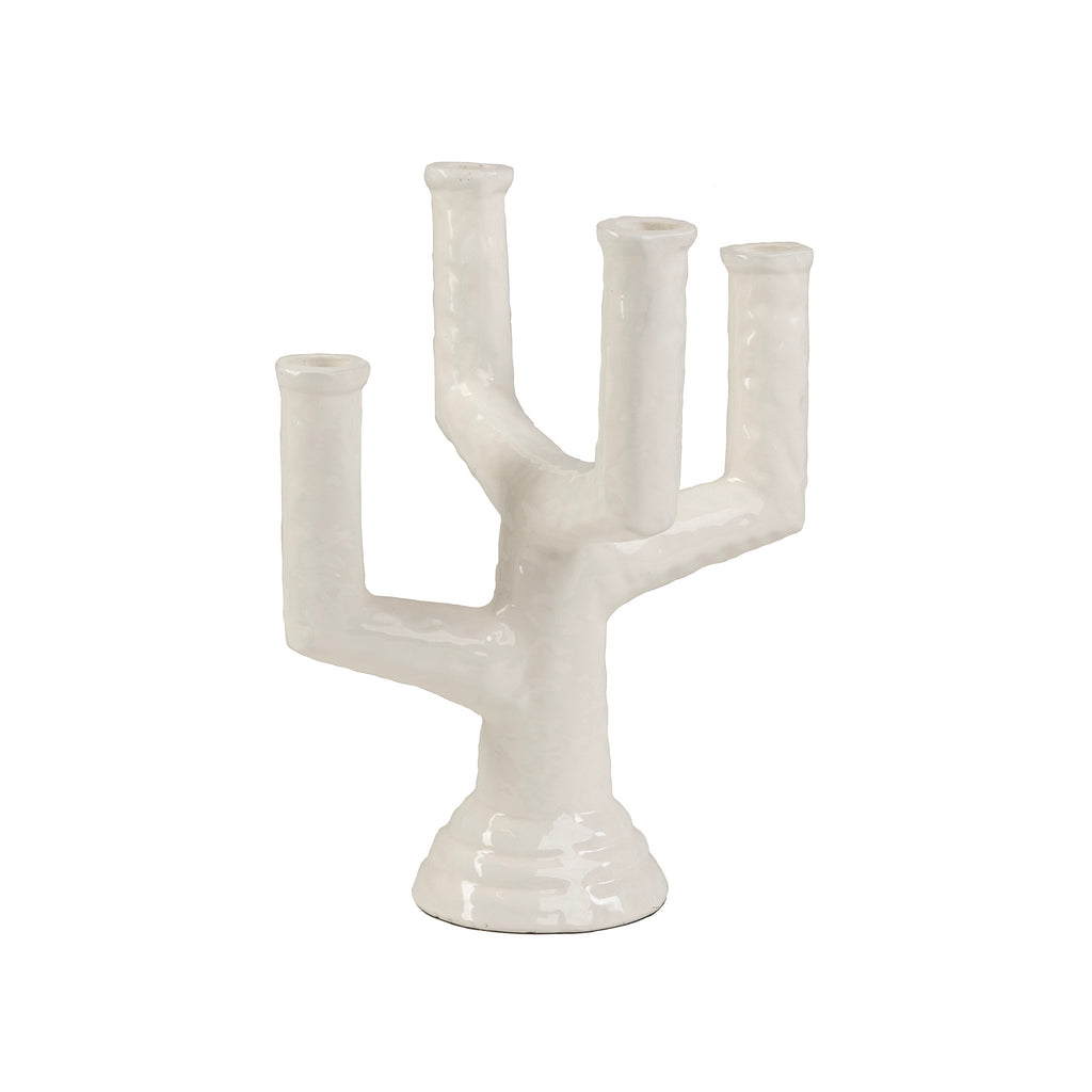 sögne ivy lysestake 4 armet hvit