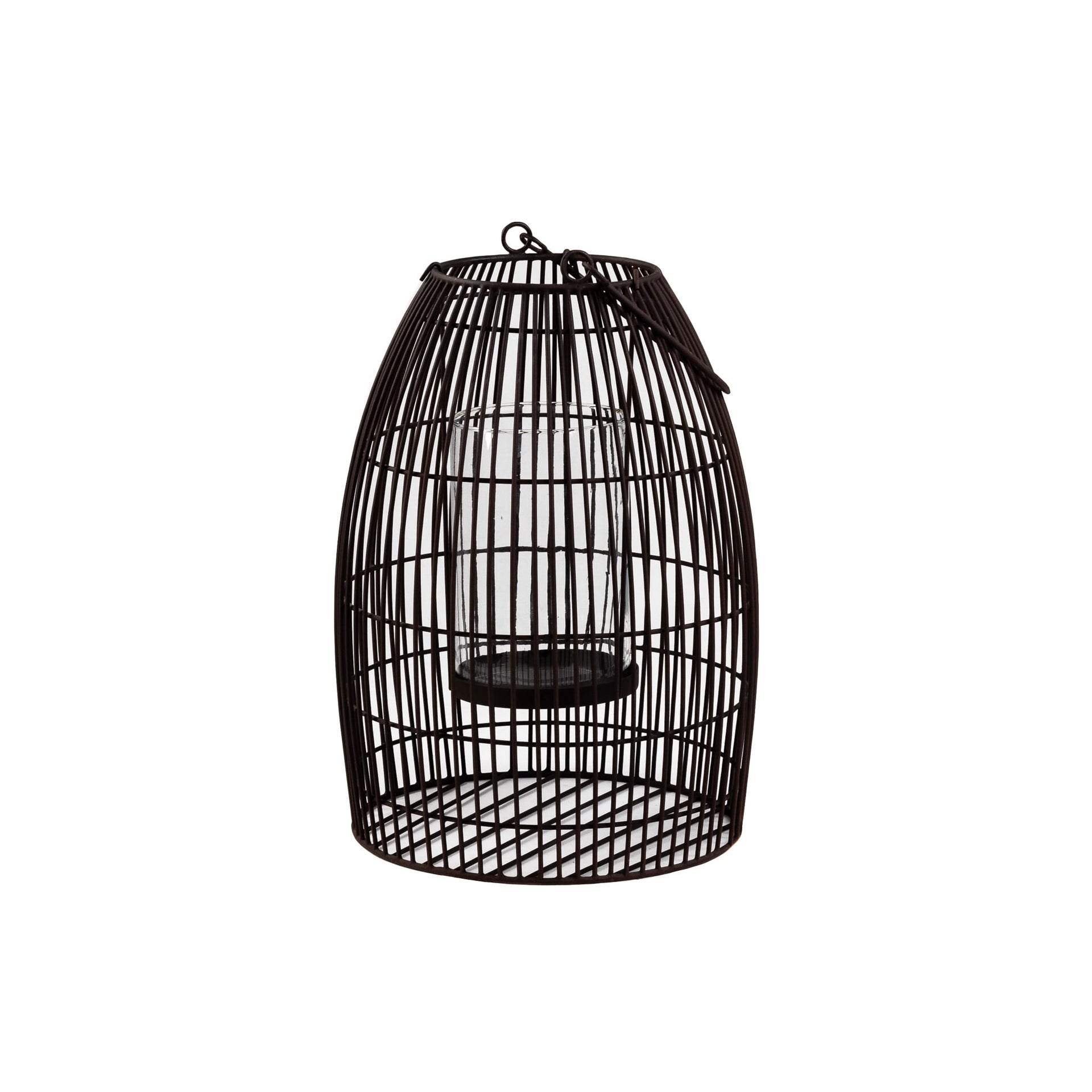 sögne lantern metal brown