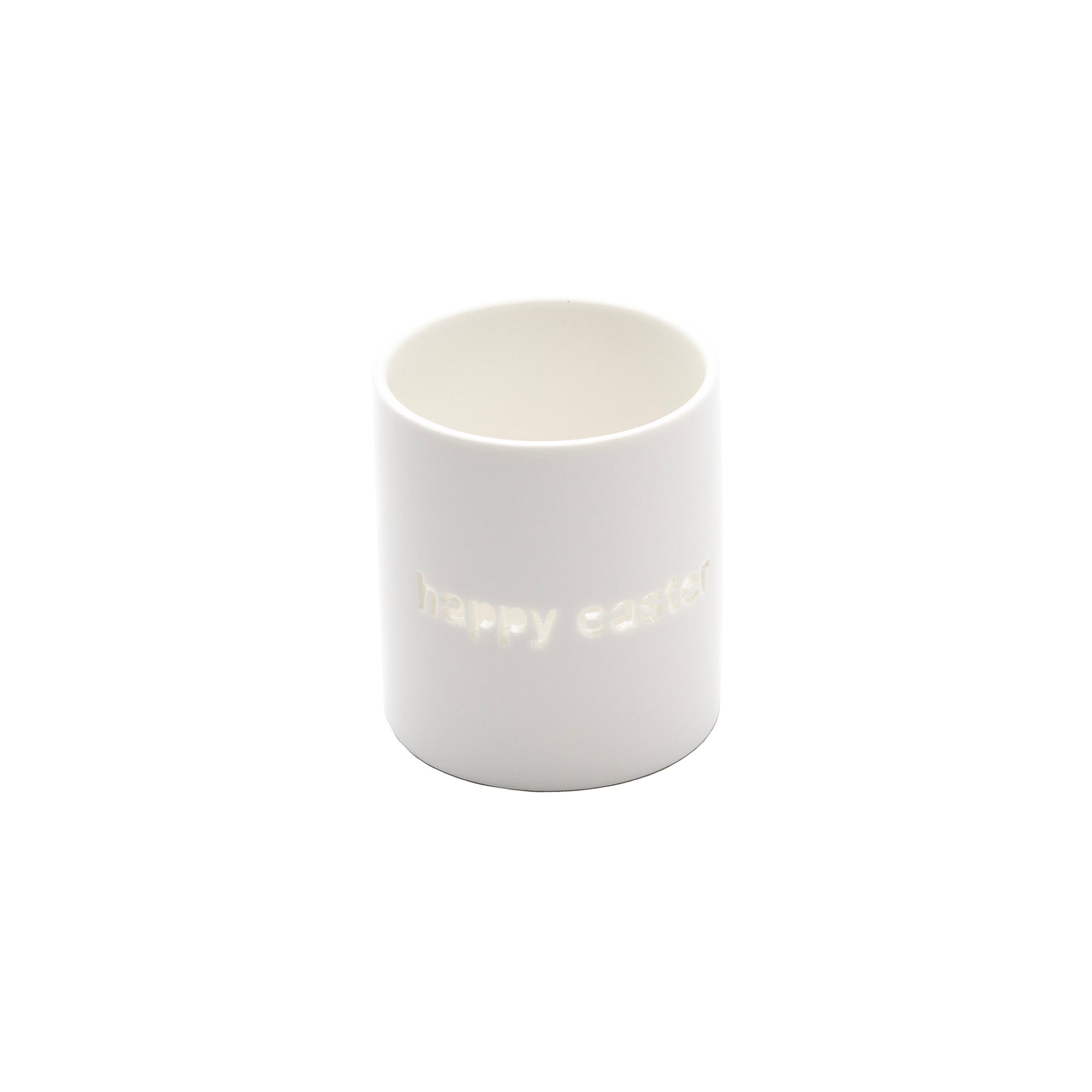 sögne white t-light holder happy easter small
