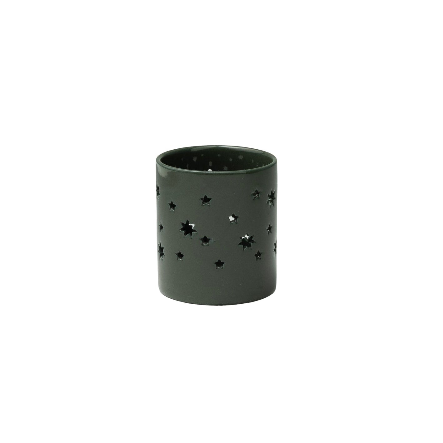 sögne green tealightholder stars small