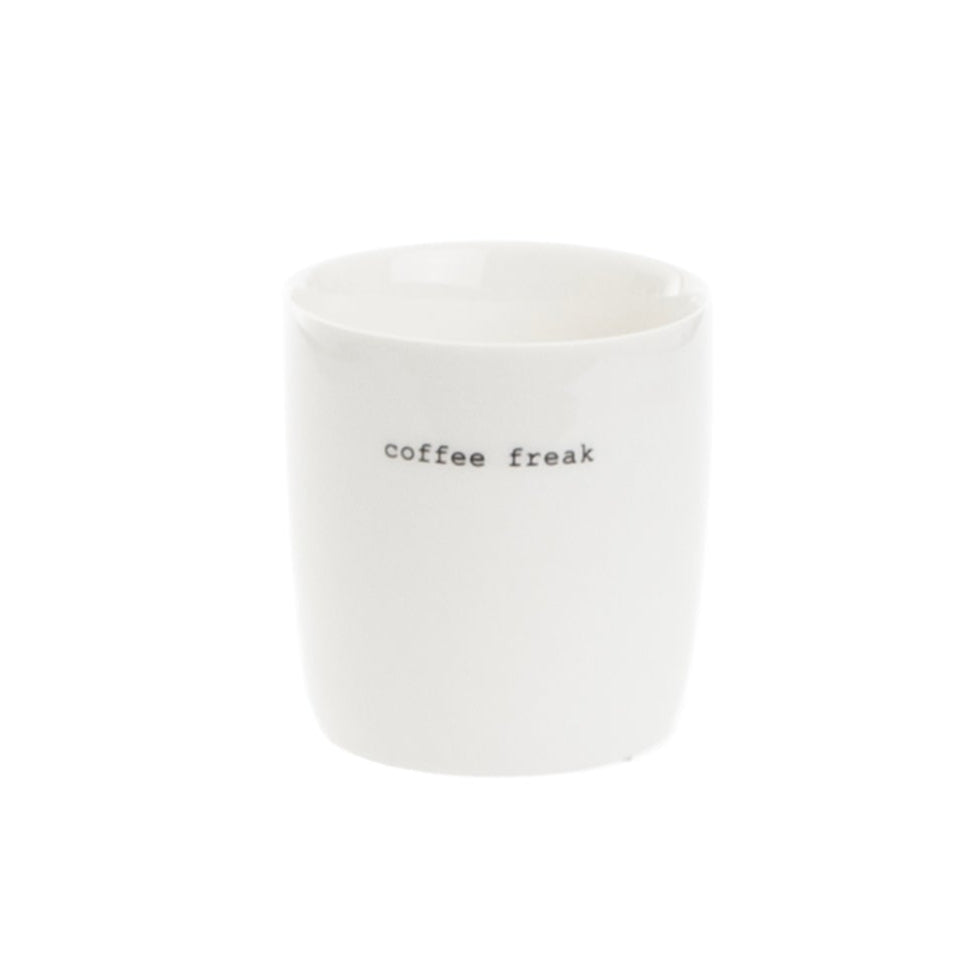 sögne krus hvit mini  coffee freak