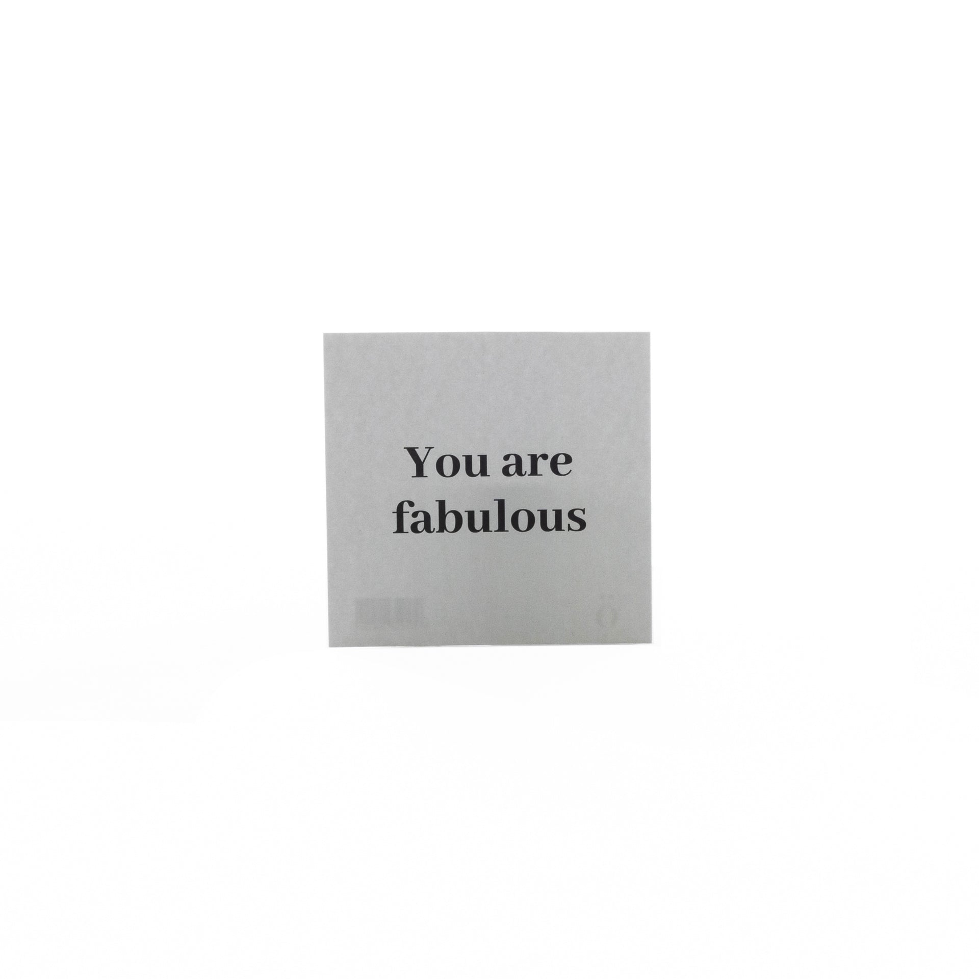 sögne card 8x8cm you are fabulous