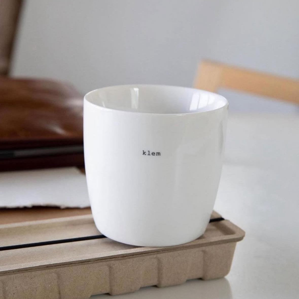 sögne mug white  klem