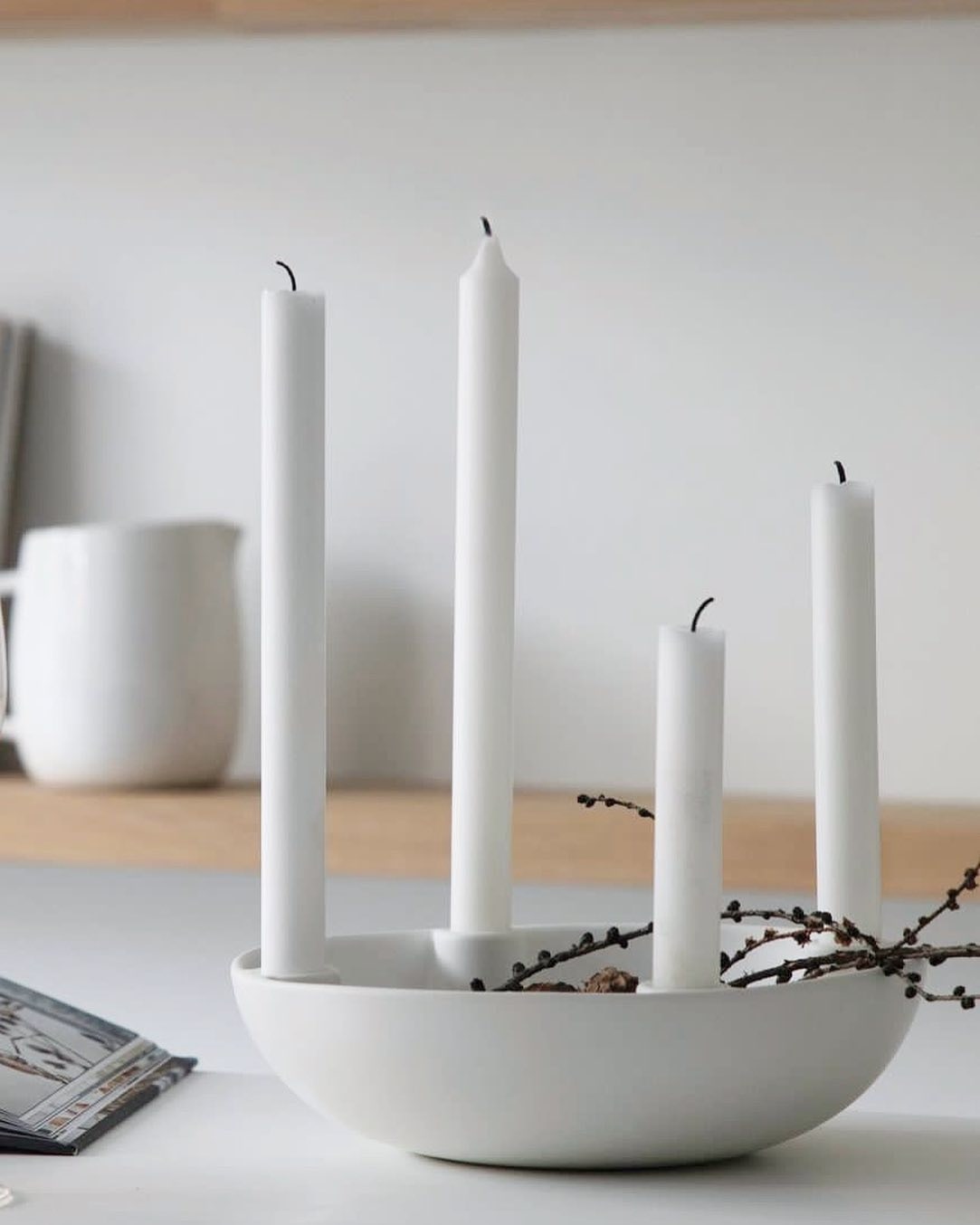 sögne adventstake hvit