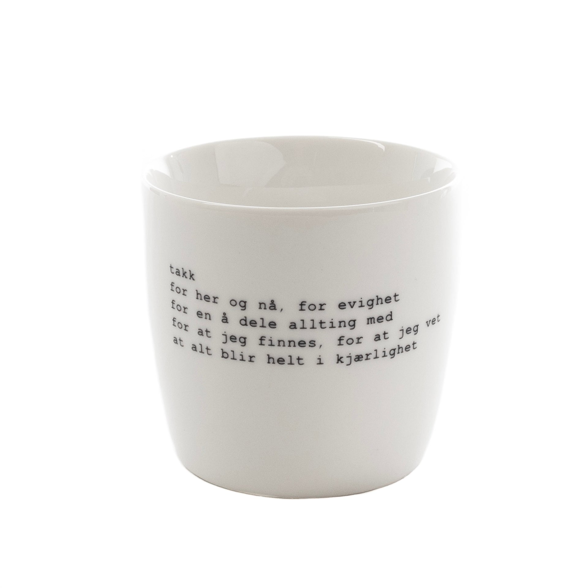 sögne mug Trygve skaug white takk for her og nå