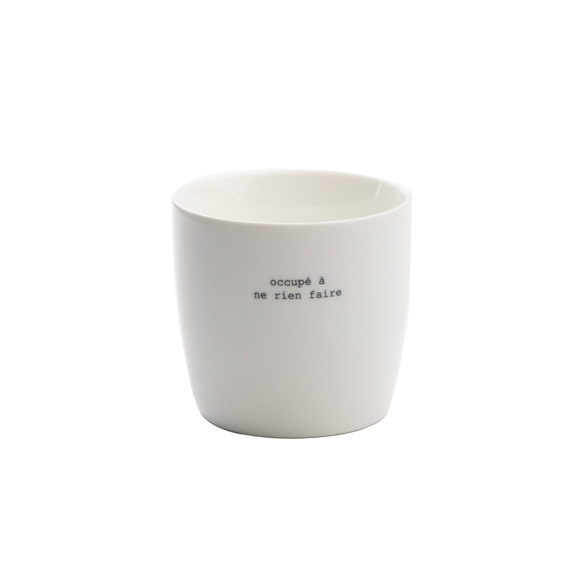 sögne mug white occupe¥‡ ne rien faire