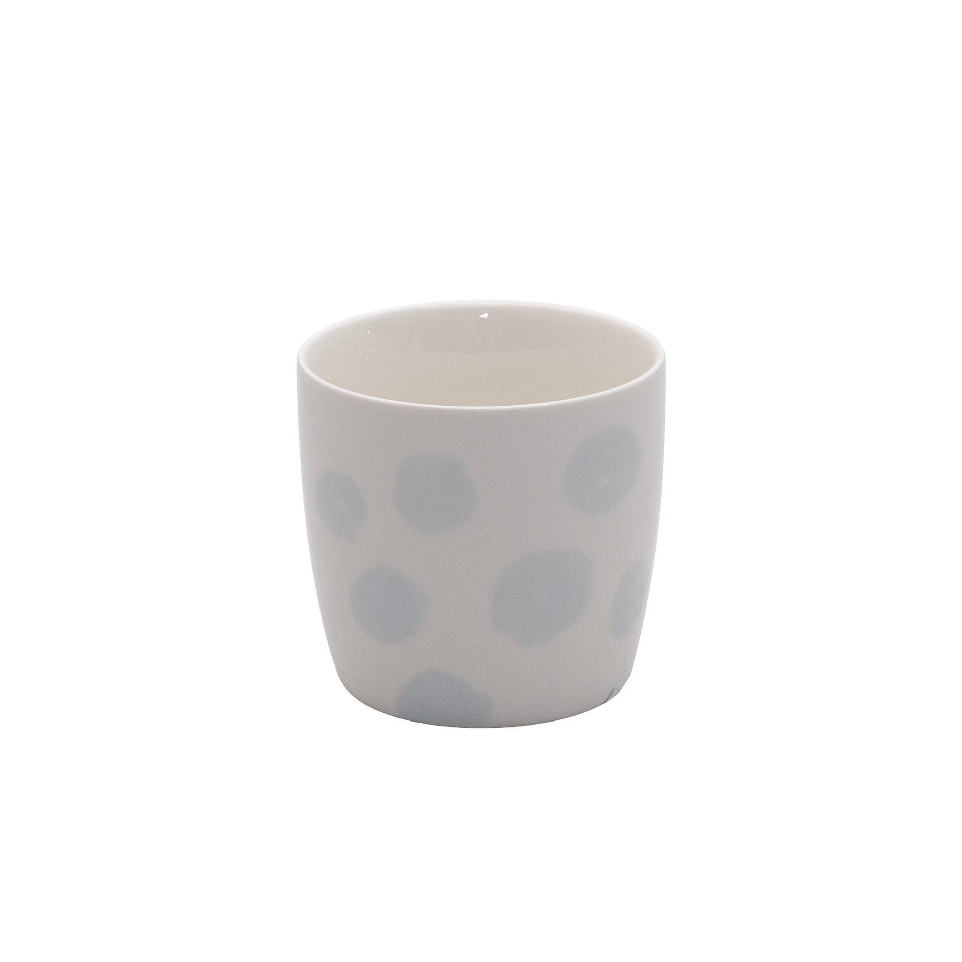 sögne mug white with light blue dots