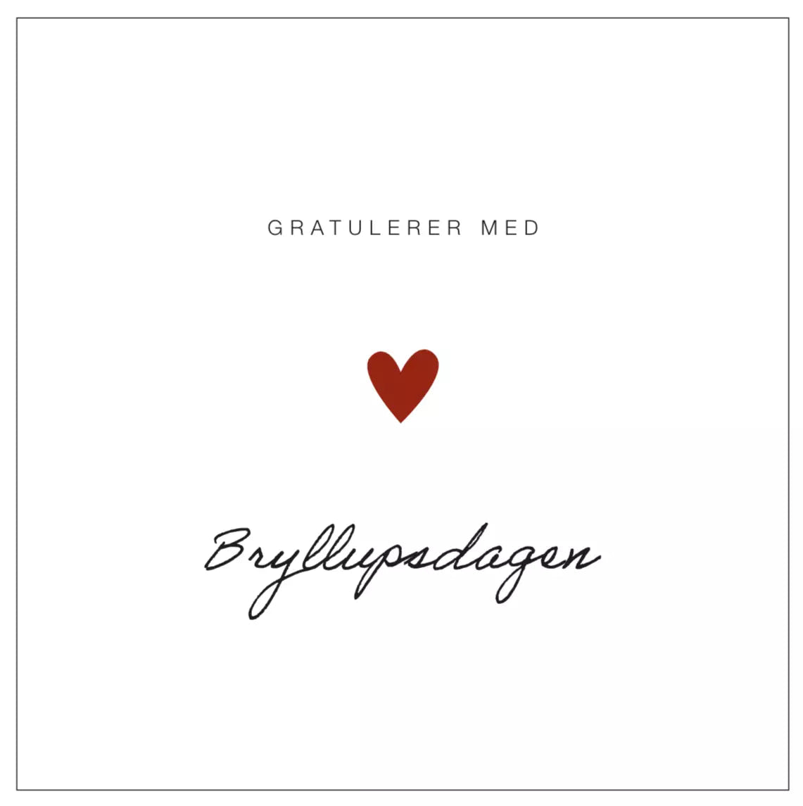 sögne card wedding  gratulerer med bryllupssdagen 