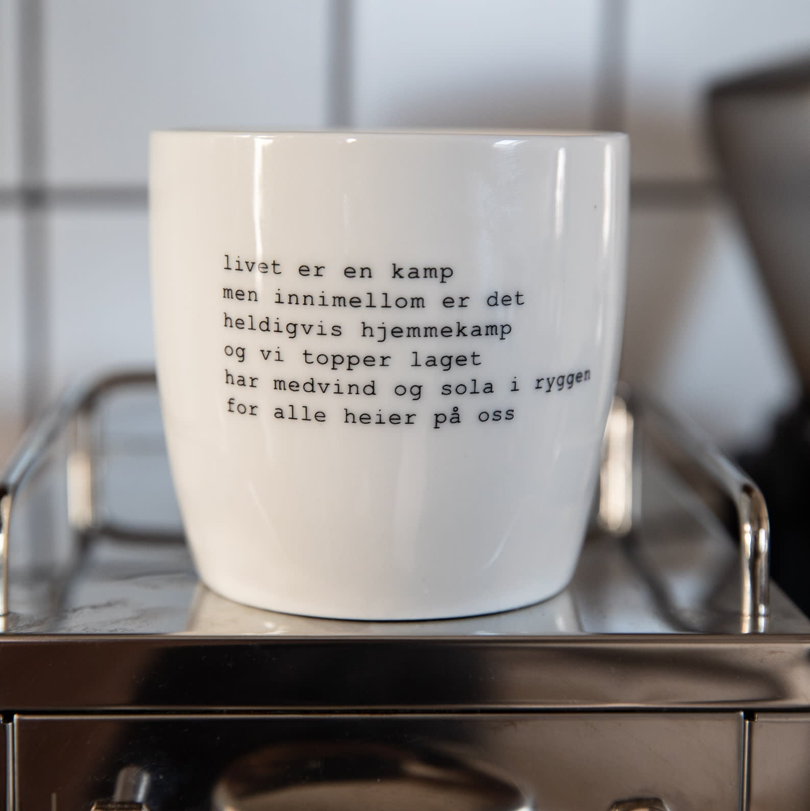sögne mug Trygve skaug white  hjemmekamp
