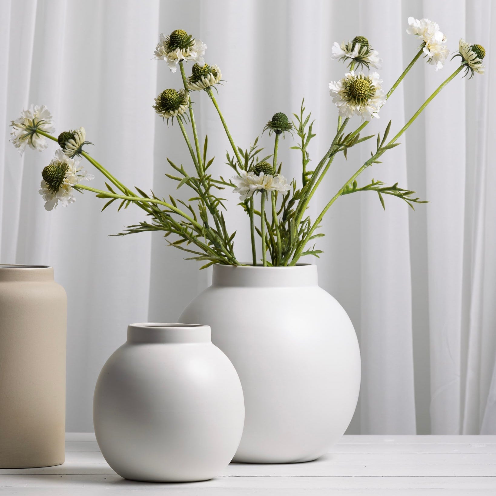 Sögne Nora vase balloon white large