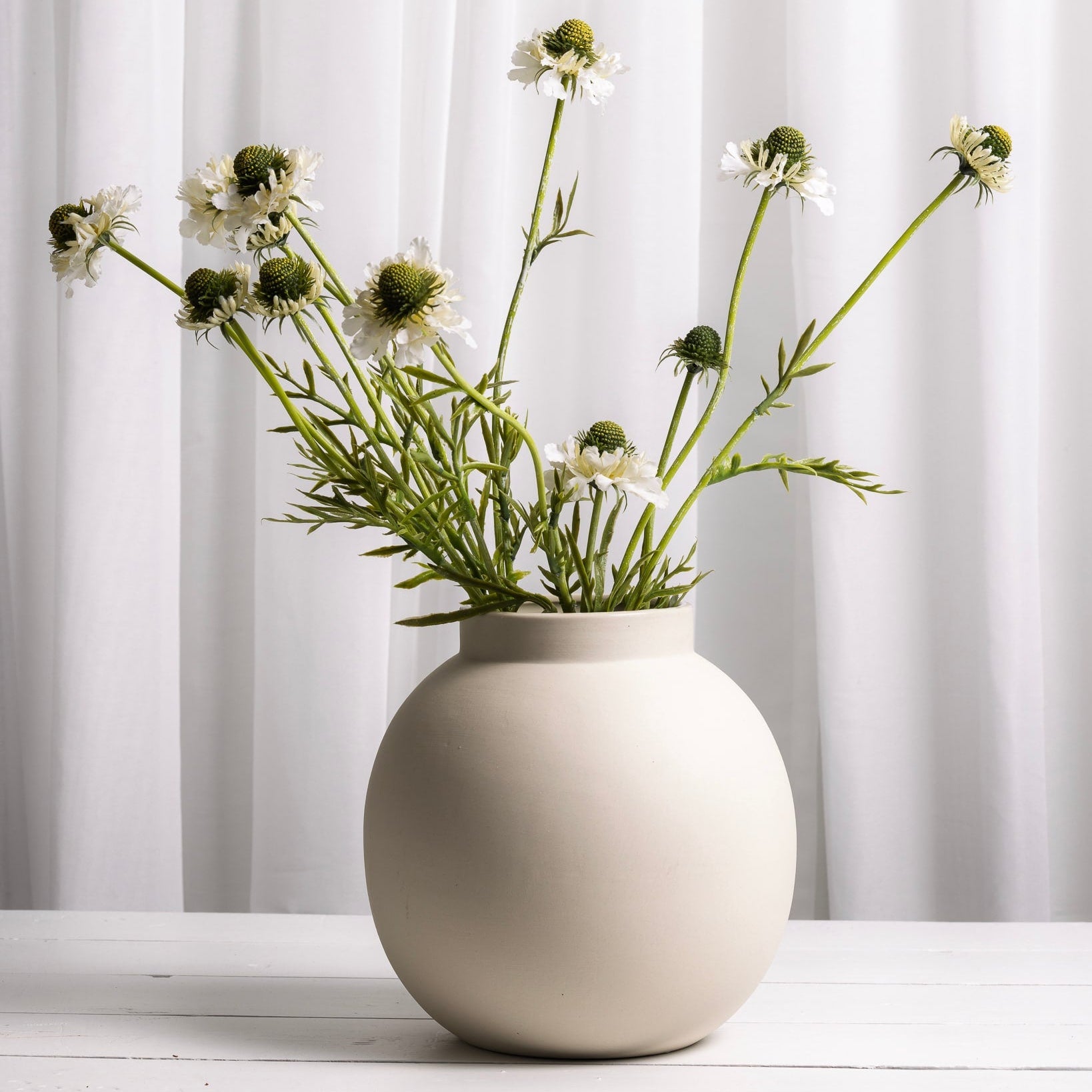 sögne nora vase balloon beige large