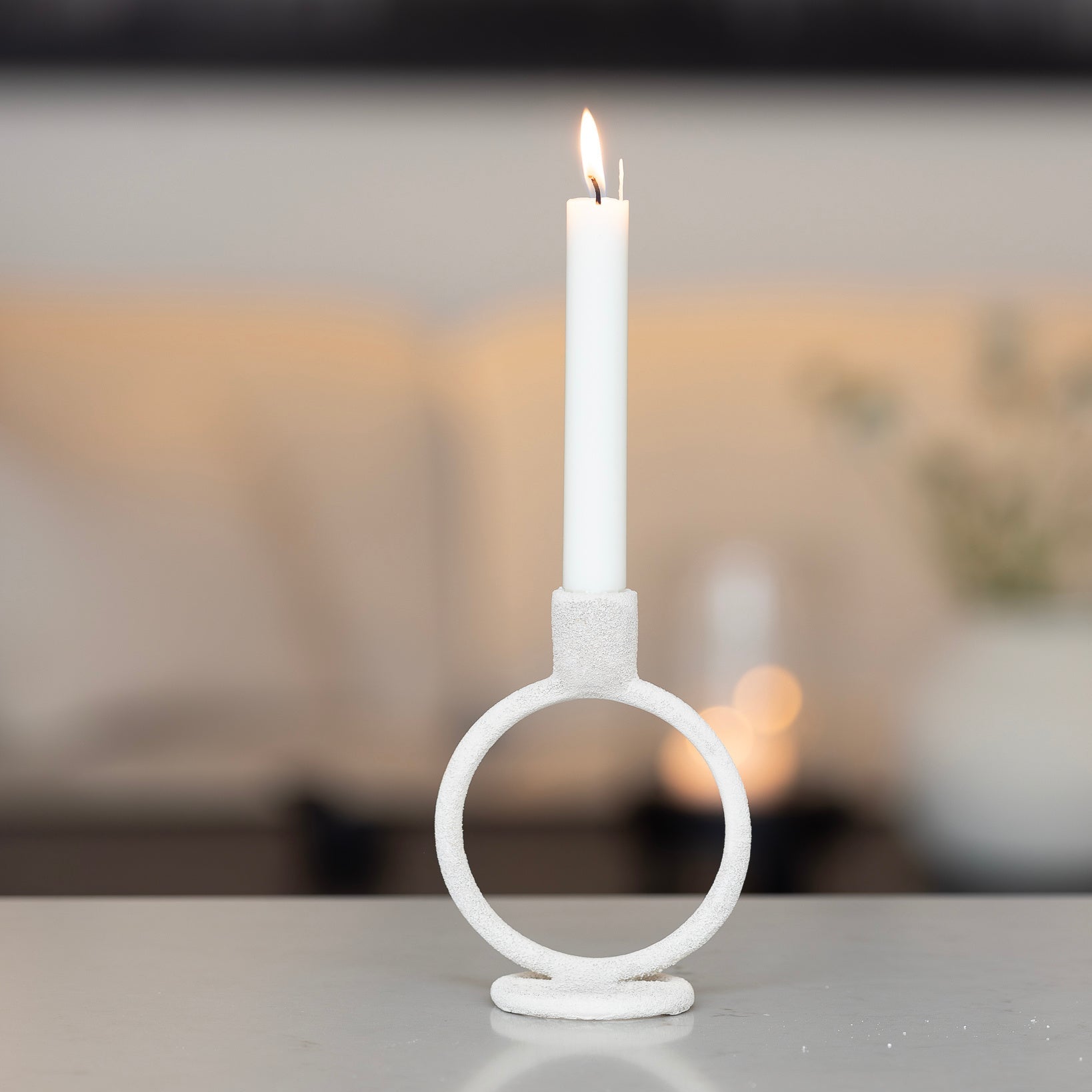 sögne candle holder white