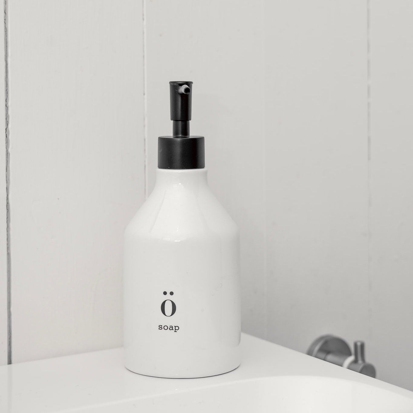 sögne såpedispenser hvit