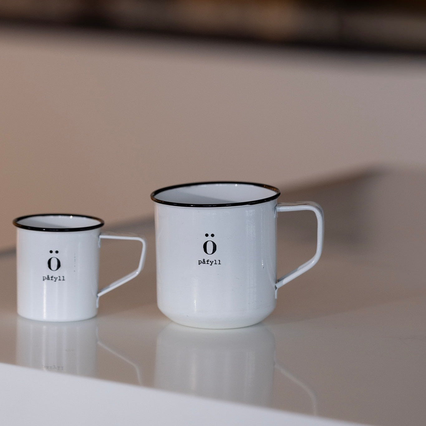 Sögne emalje kopp mini utsikt