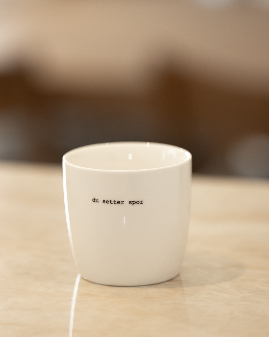 Sögne white mug you make an impression