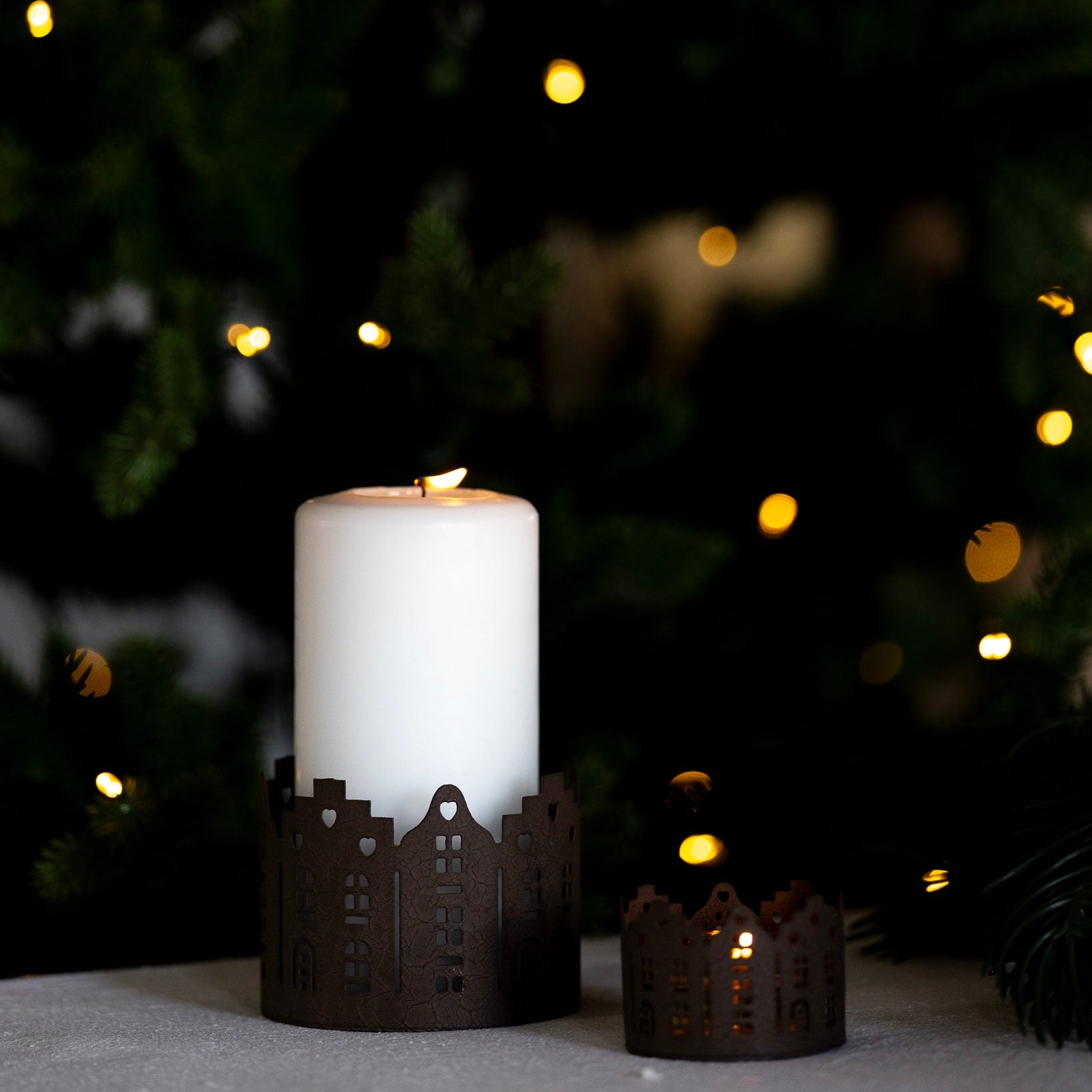 sögne lysholder metall juleby large