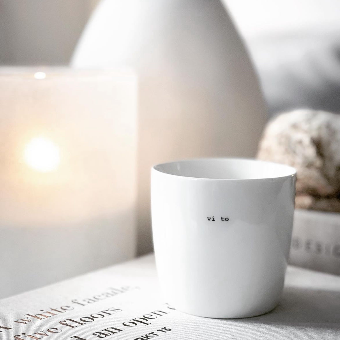 sögne mug white  vi to