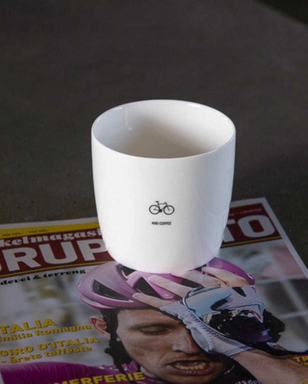 sögne krus hvit ikon sykkel