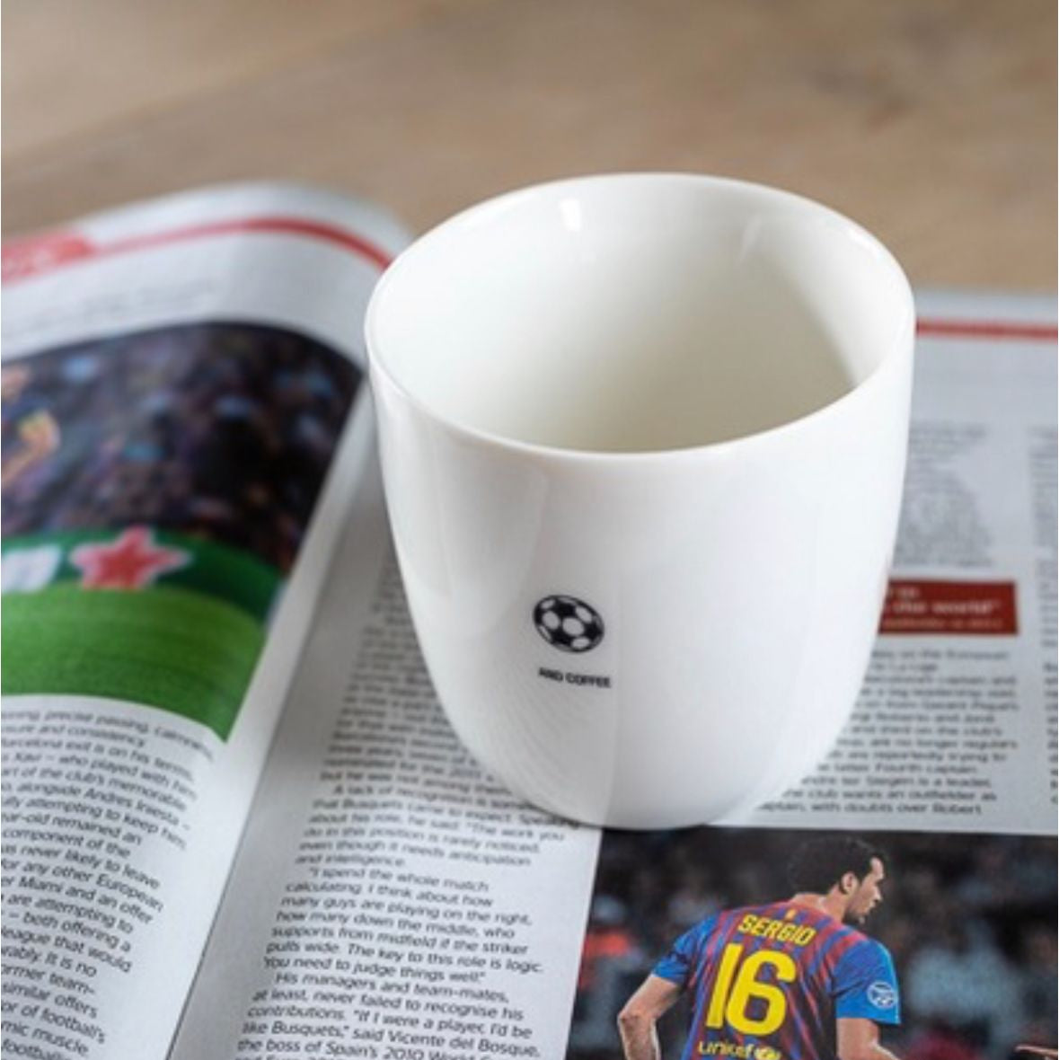 sögne mug white ikon fotball