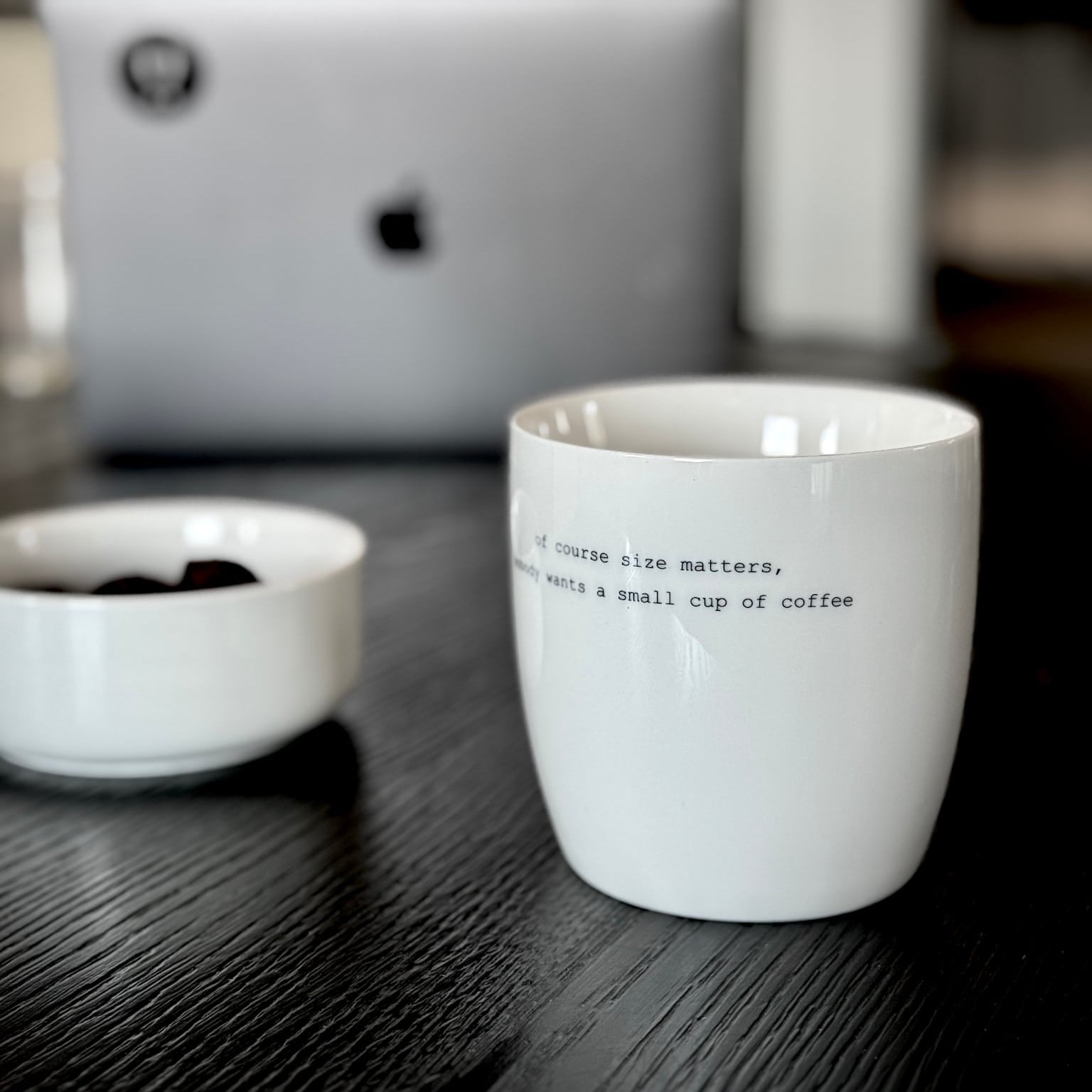 sögne mug white big nobody want a small cup