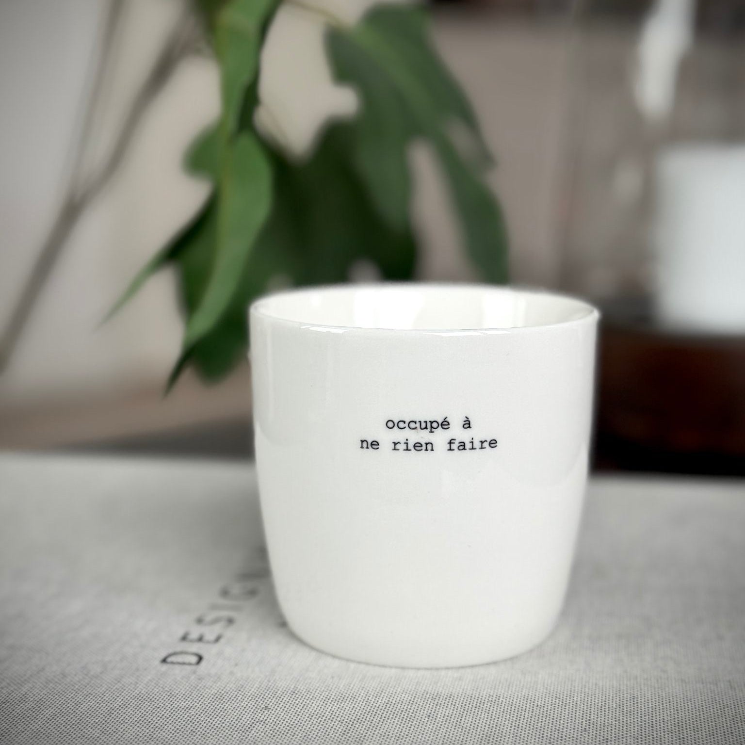sögne mug white occupe¥‡ ne rien faire