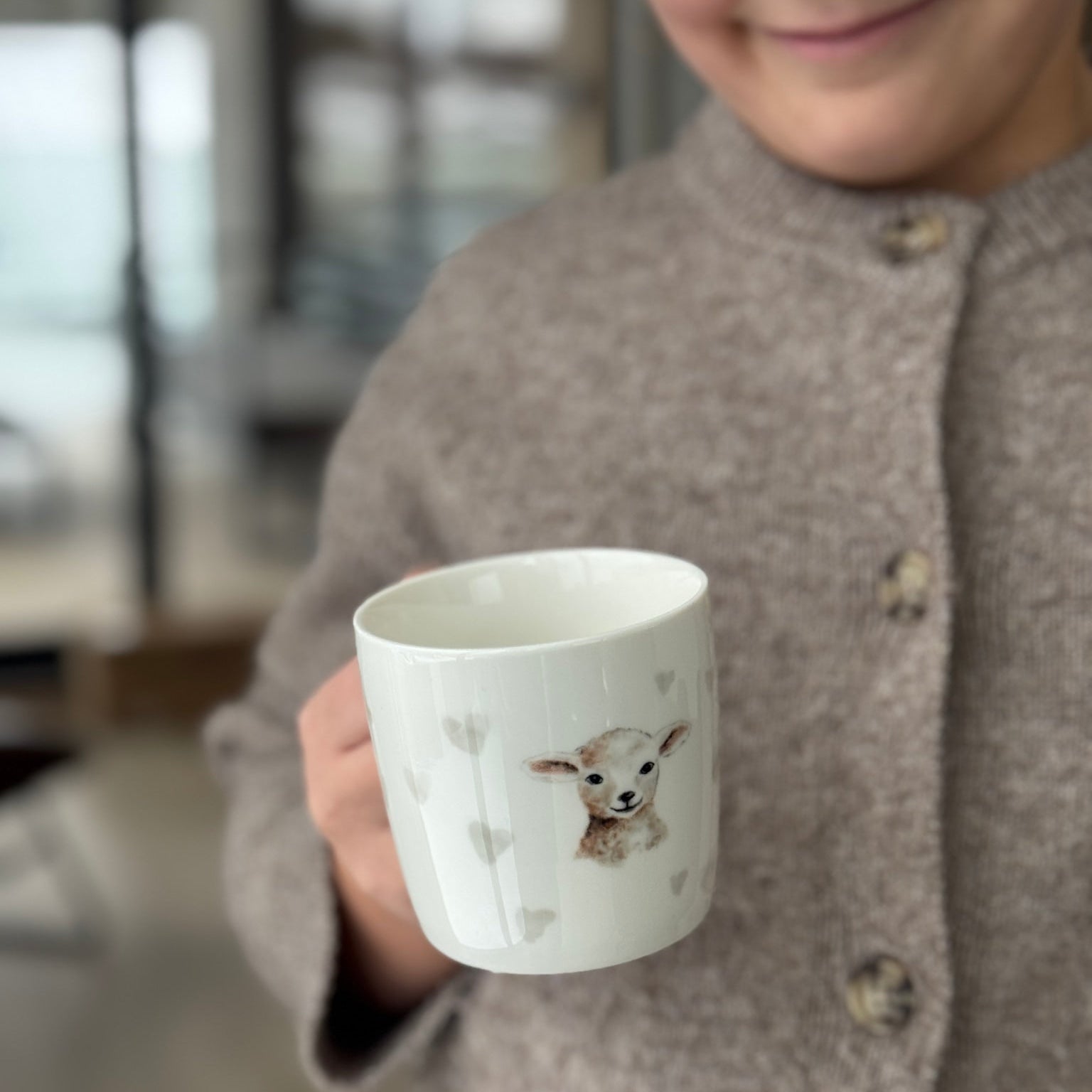 sögne krus hvit kids lam