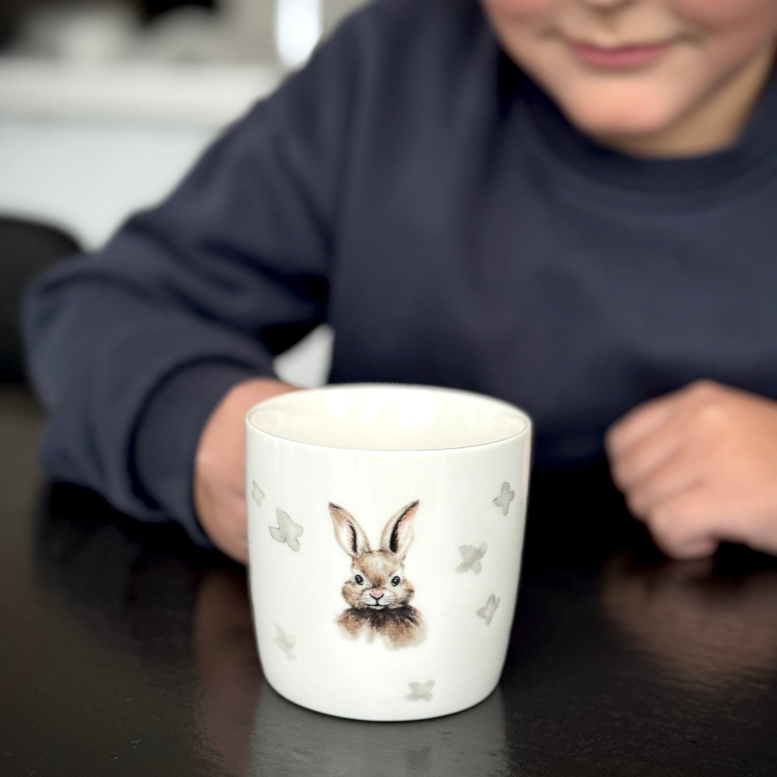 sögne krus hvit kids kanin