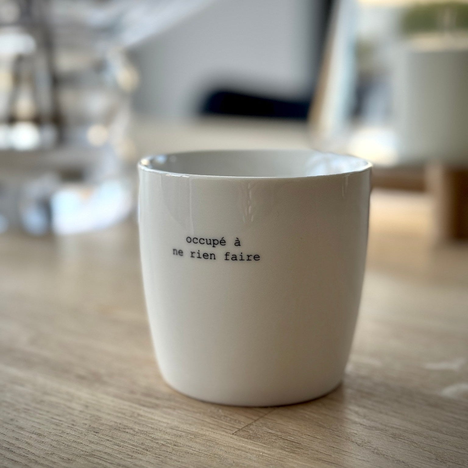 sögne mug white occupe¥‡ ne rien faire