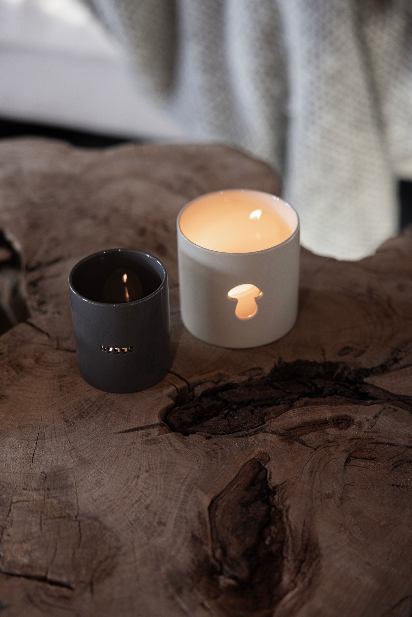 sögne beige telysholder sopp medium 6-pk.