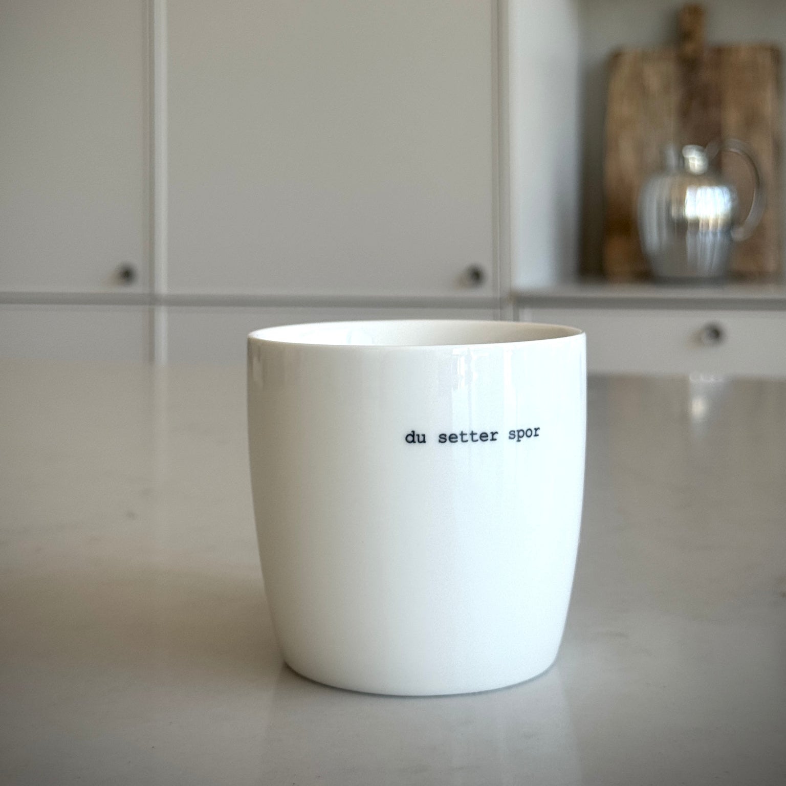 Sögne white mug you make an impression