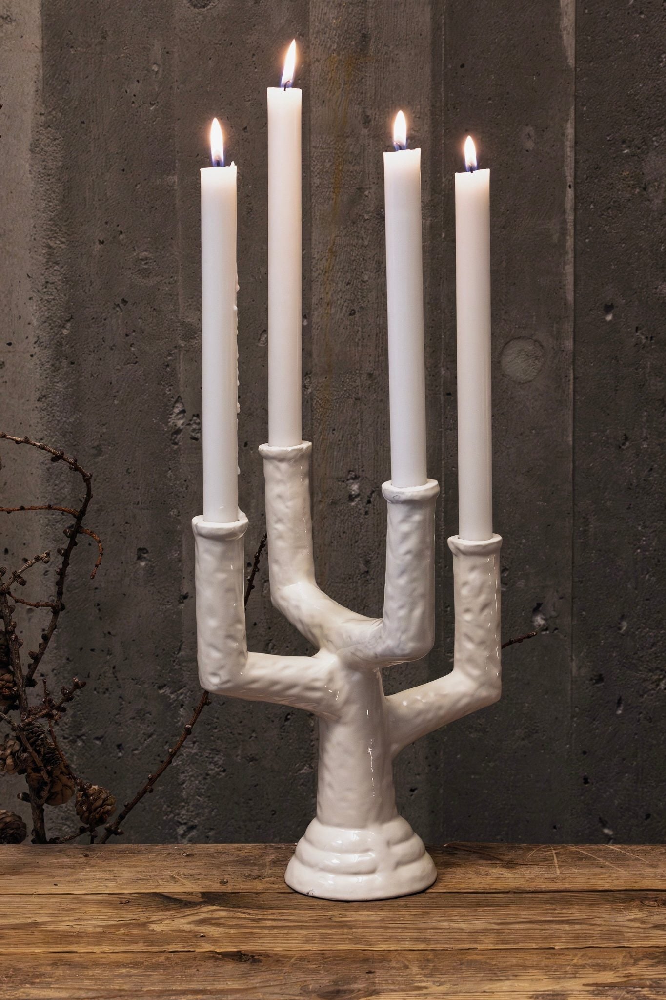 sögne candle holder 4-arm white