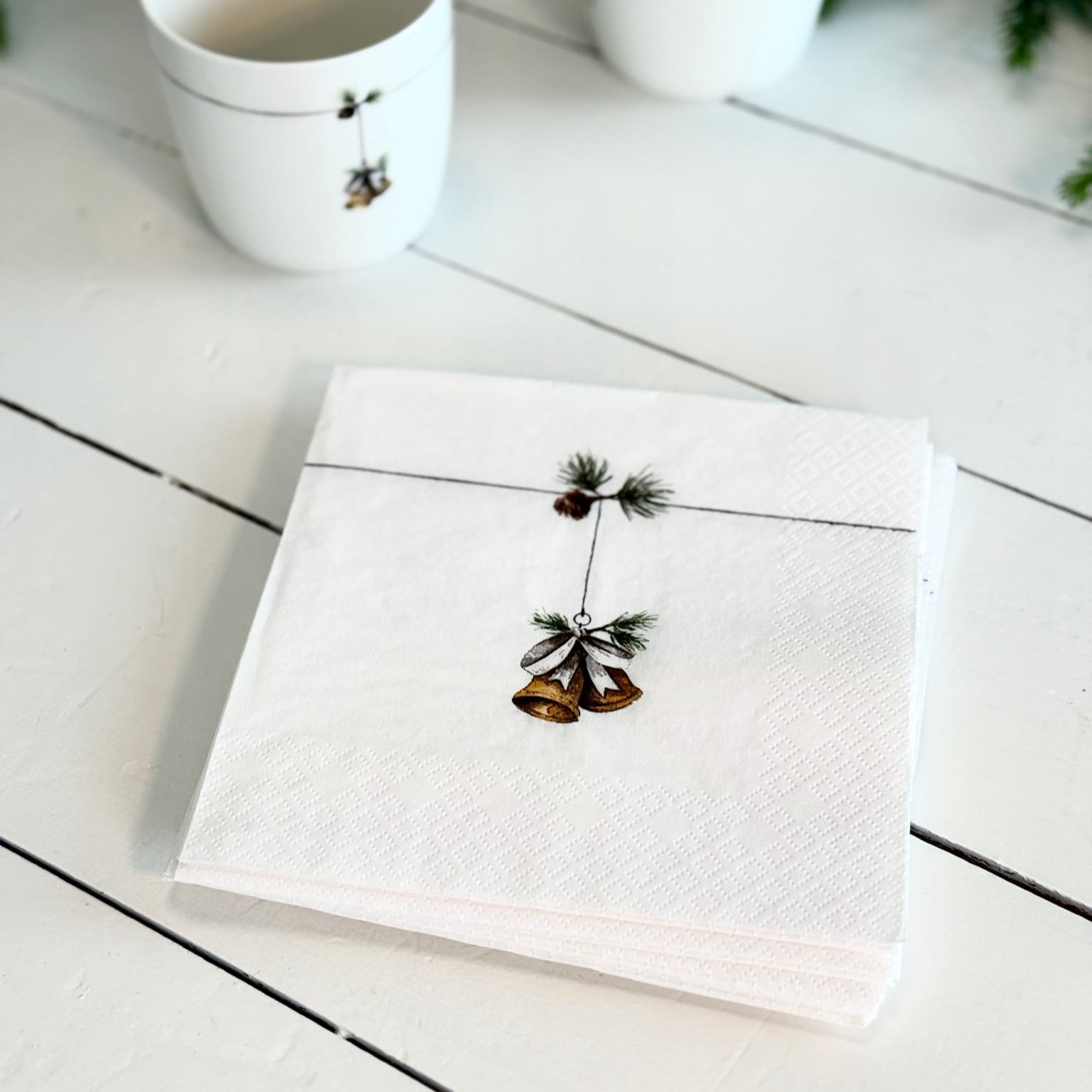 sögne paper napkin lunch tradisjon bells