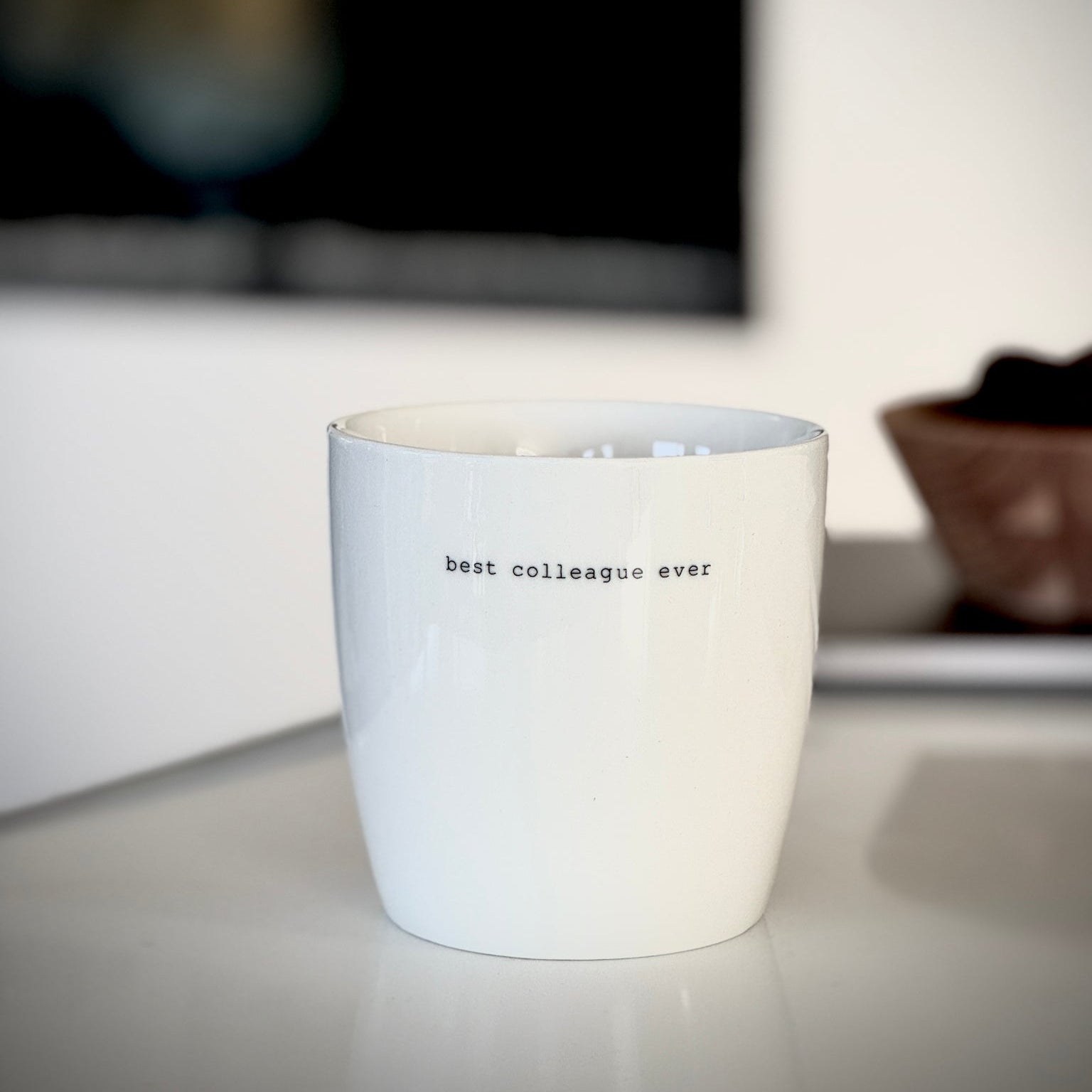 sögne krus hvit big best collegue ever