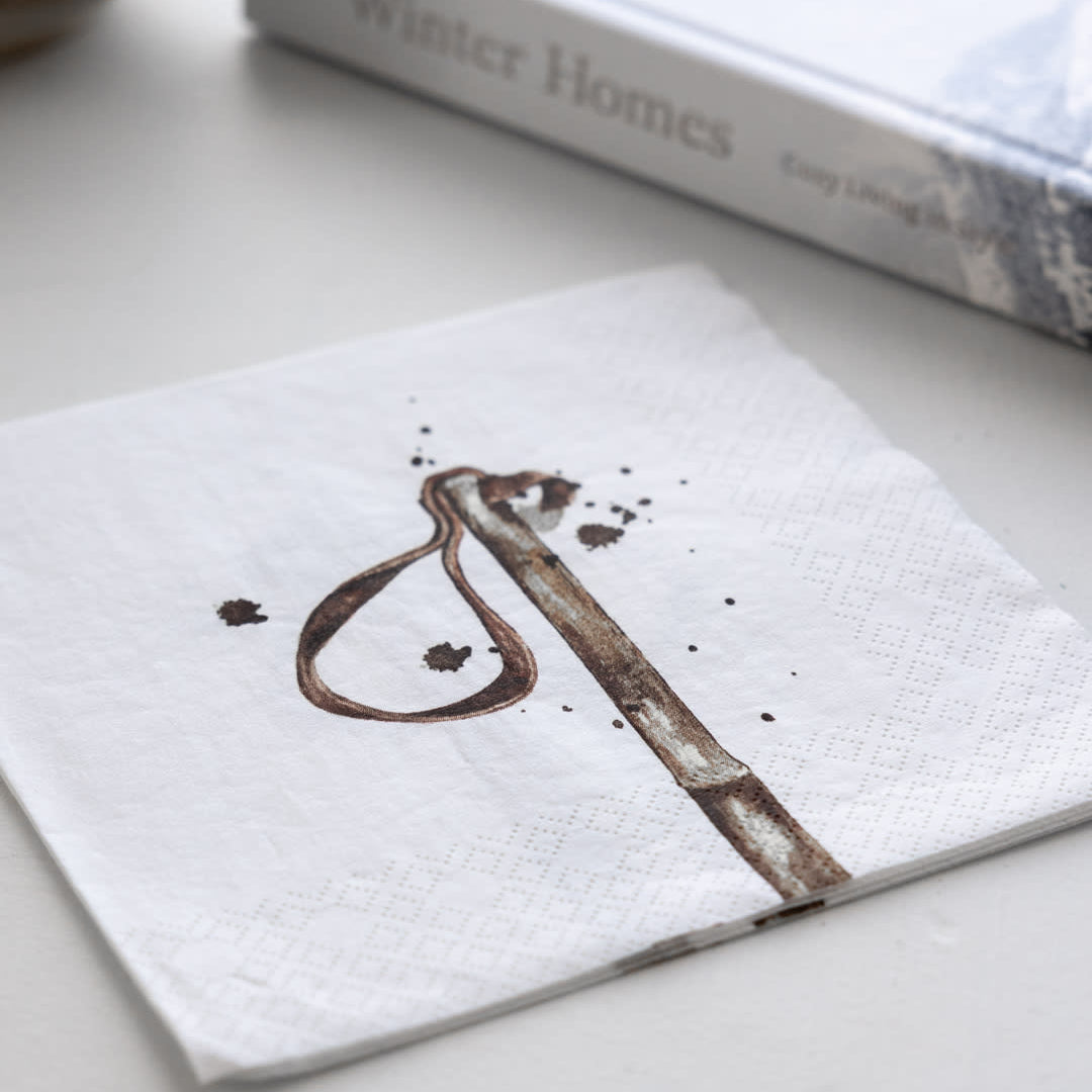 sögne serviett lunch  skistav