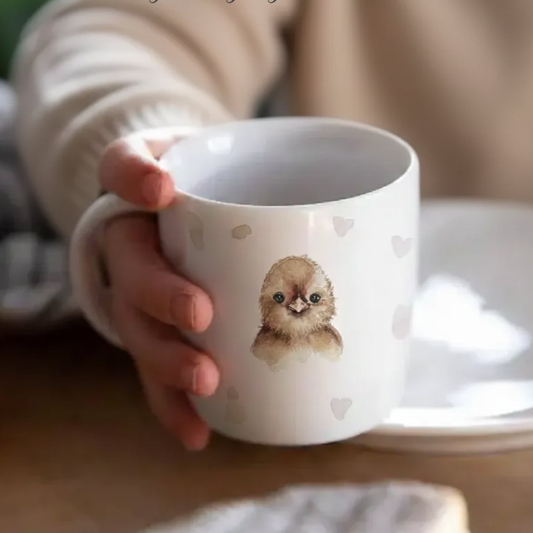 sögne mug white with chicken