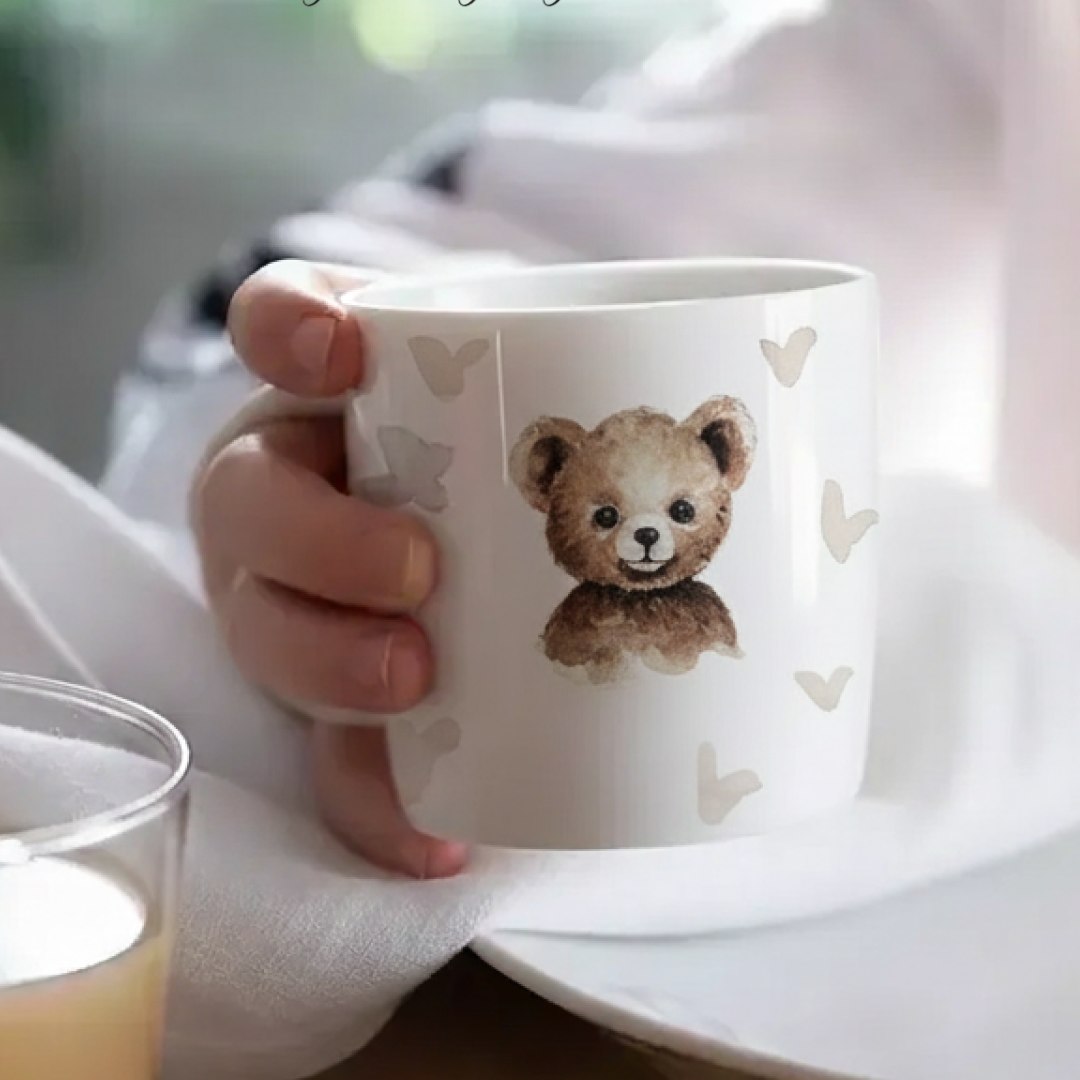 sögne mug white with bear