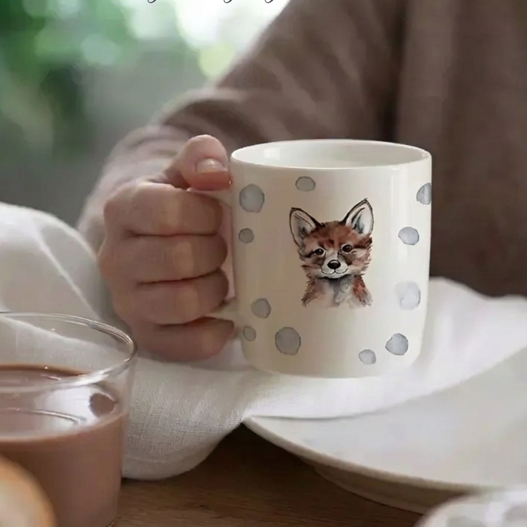 sögne mug white with fox
