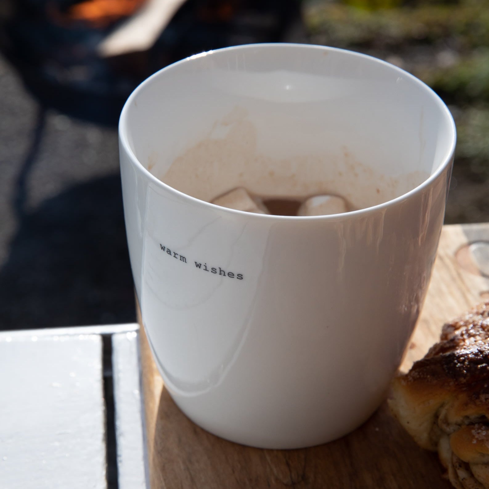 sögne krus hvit big  warm wishes