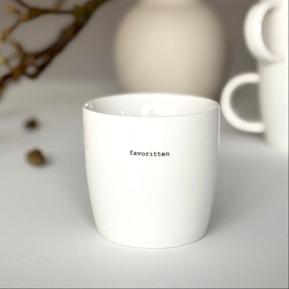 sögne mug white  favoritten