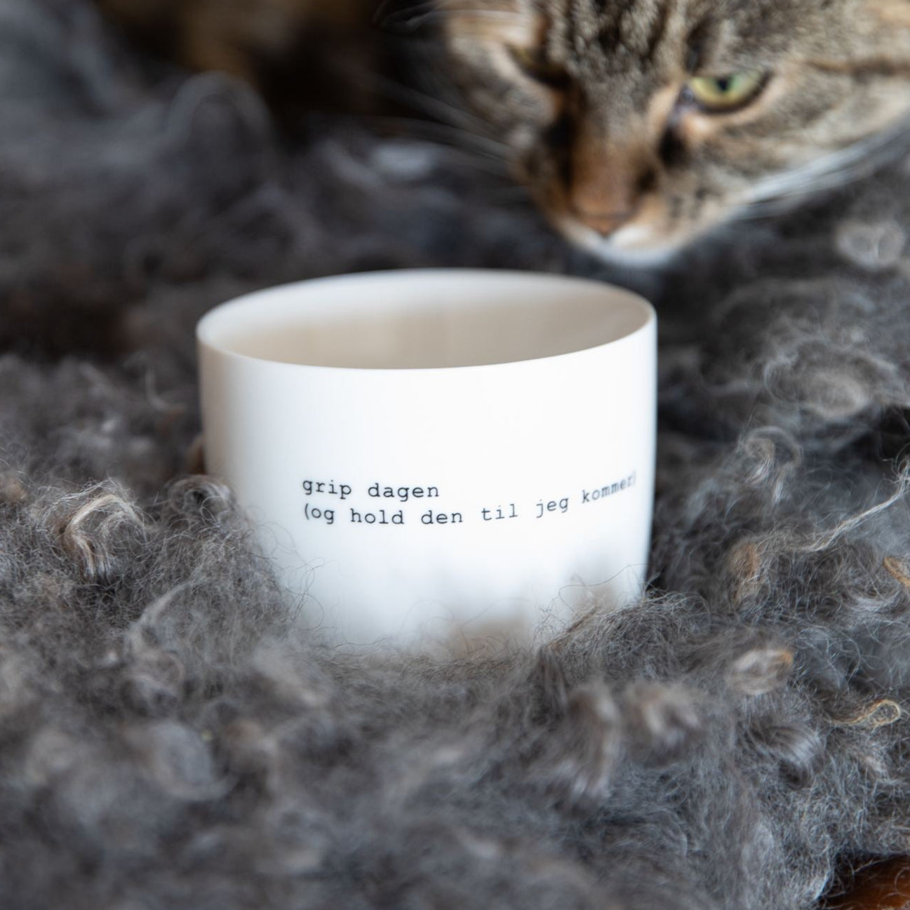 sögne mug Trygve skaug white  grip dagen