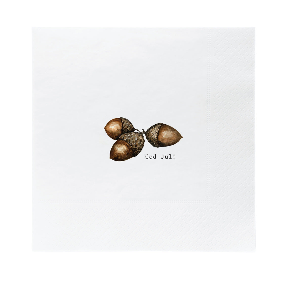 sögne serviett jul nøtter med tekst