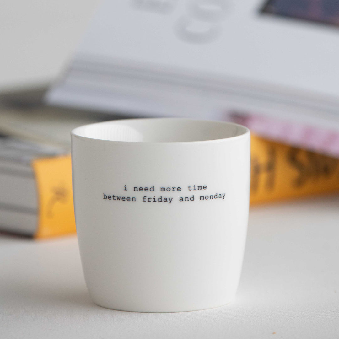 sögne krus hvit i need more time