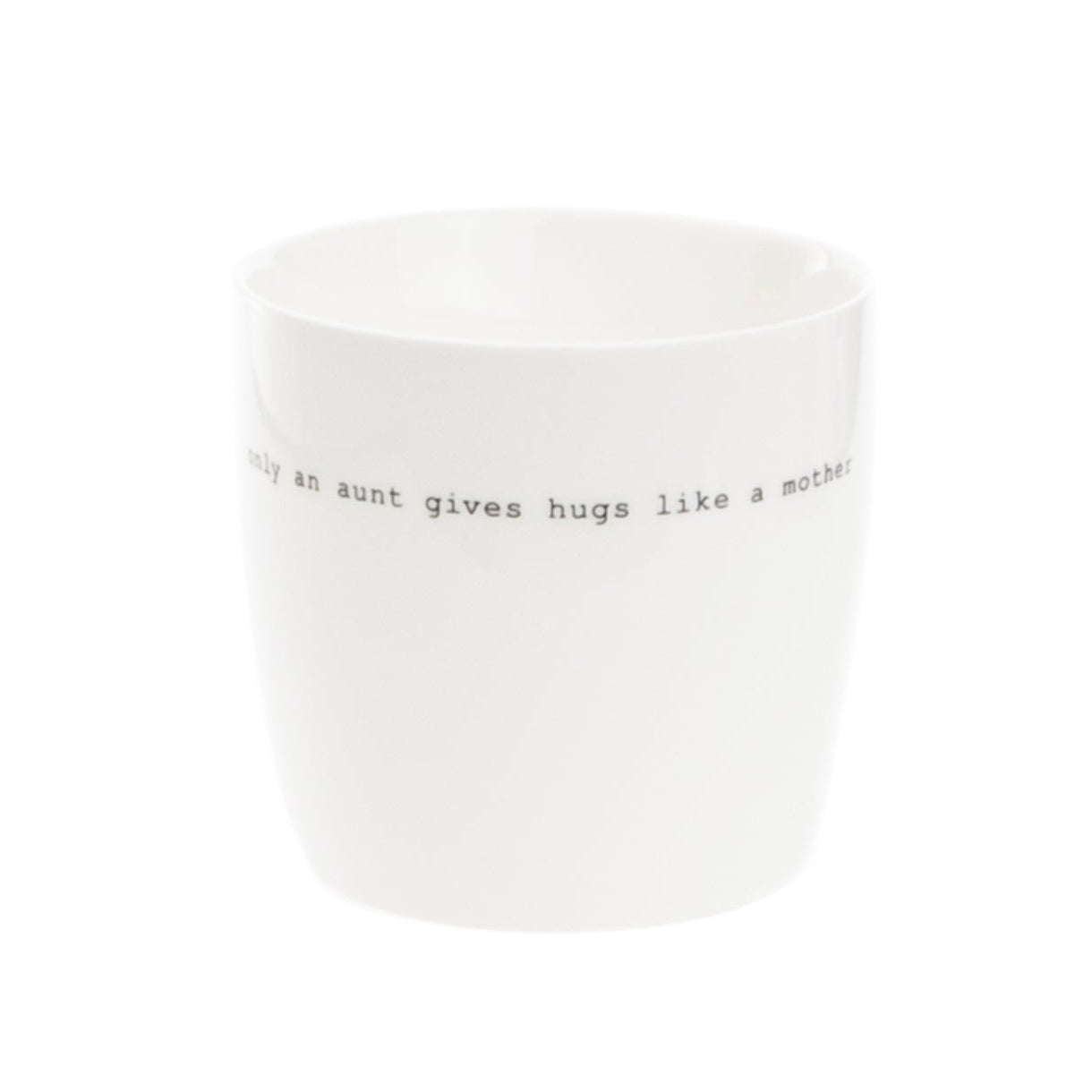 sögne mug white  only an aunt